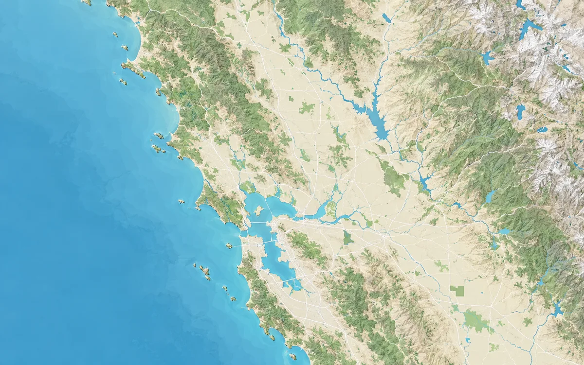Illustrative photo-location map